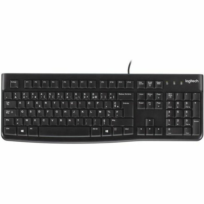 Logitech K120 Clavier USB AZERTY Noir