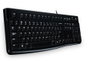 Logitech K120 Clavier USB Filaire pour le Bureau AZERTY Français Noir - Confortable et Silencieux