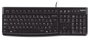 Logitech K120 Clavier USB Filaire pour le Bureau AZERTY Français Noir - Confortable et Silencieux
