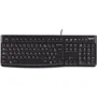 Logitech K120 Clavier USB Filaire pour le Bureau AZERTY Français Noir - Confortable et Silencieux