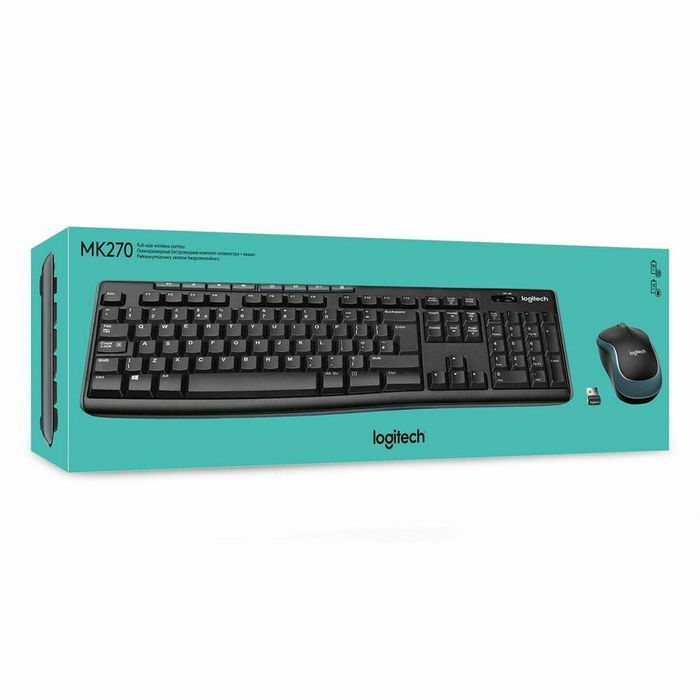 clavier et souris Logitech 920-003748 Noir Français AZERTY