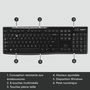 clavier et souris Logitech 920-003748 Noir Français AZERTY