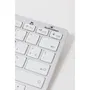 Bluestork Clavier Sans Fil Bluetooth MINI-MAC Compact Rechargeable pour Mac iPad iPhone AZERTY - Blanc
