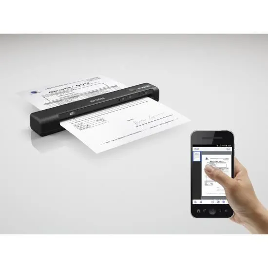 Epson WorkForce ES-60W - Scanner portable à alimentation automatique, résolution 600 DPI, 16 bits, pour papier et cartes Epson WorkForce ES-60W - Scanner portable à alimentation automatique, résolution 600 DPI, 16 bits, pour papier et cartes