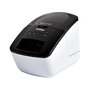 Brother QL700 - Imprimante à étiquettes professionnelle portable, impression jusqu'à 62 mm de large, 300 x 600 dpi, vitesse 150 mm/s, inclut rubans et câble USB
