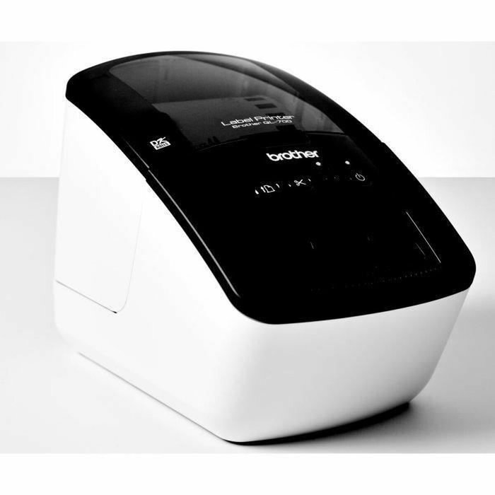 Brother QL-700 Imprimante d'étiquettes thermique directe, Blanc/Noir