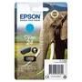 Epson Cartouche d'encre T2422 Cyan Série Eléphant - Référence C13T24224012 - Compatible imprimante Epson