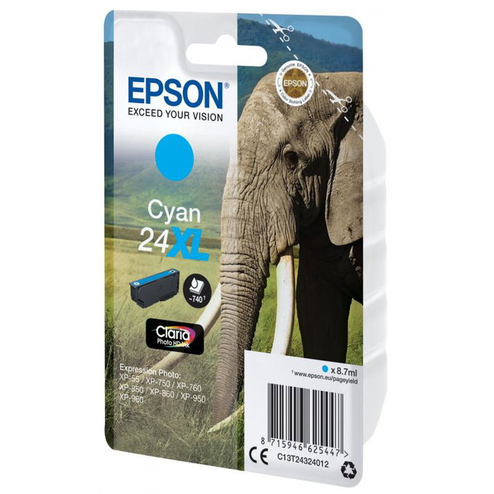 Epson Cartouche d'encre XL Cyan T2432