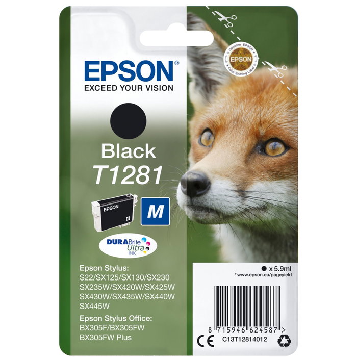 Epson T1281 Cartouche d'encre Noire