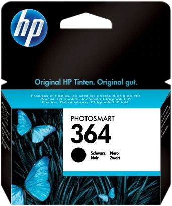 HP 364 Cartouche d'encre noire noire originale CB316EE HP 364 Cartouche d'encre noire noire originale CB316EE