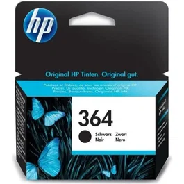 HP Cartouche d'encre noire authentique 364 (CB316EE) pour imprimantes DeskJet 3070A et Photosmart 5525/6525 - Rendement 250 pages