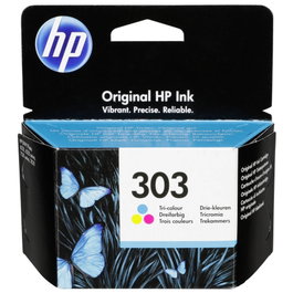 HP 303 Cartouche d'encre trois couleurs (T6N01AE)