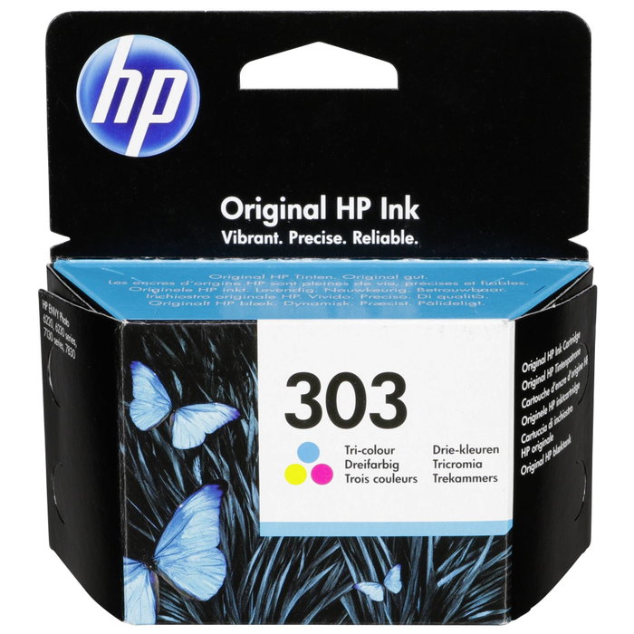 HP Cartouche d'encre 303 Trois Couleurs (T6N01AE)