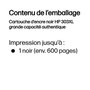 HP Cartouche d'encre 303XL noire grande capacité (T6N04AE) de type original