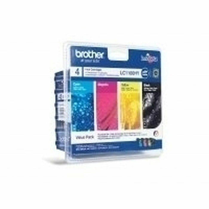Brother Multipack de cartouches d'encre LC-1100HY Haute Capacité (BK/C/M/Y) de 4 unités Brother Multipack de cartouches d'encre LC-1100HY Haute Capacité (BK/C/M/Y) de 4 unités