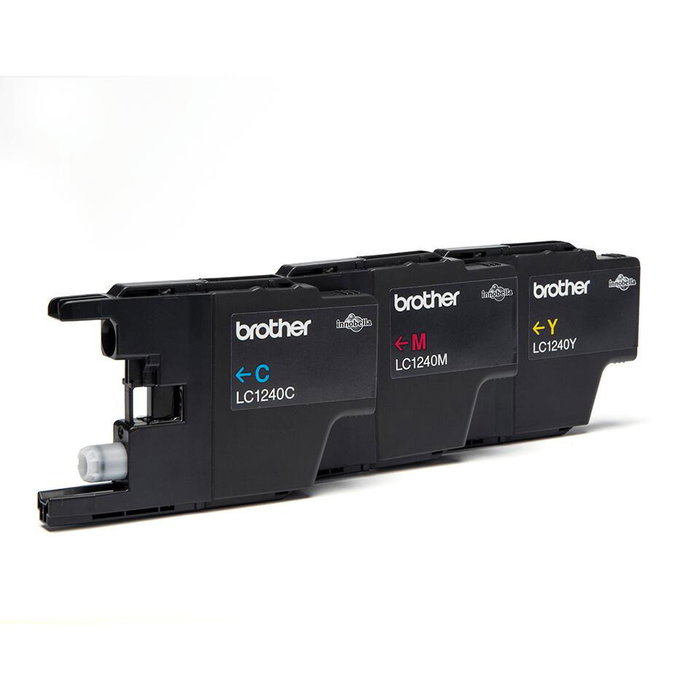 Brother LC-1240RBWBP Multipack de cartouches d'encre XL Cyan, Magenta, Jaune Brother LC-1240RBWBP Multipack de cartouches d'encre XL Cyan, Magenta, Jaune