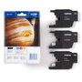Brother LC-1240RBWBP Multipack de cartouches d'encre XL Cyan, Magenta, Jaune