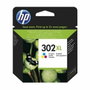 HP 302XL Cartouche d'encre trois couleurs grande capacité (F6U67AE) de haute capacité