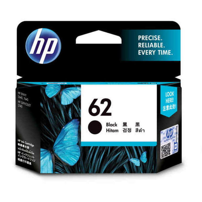HP 62 Cartouche d'encre noire authentique