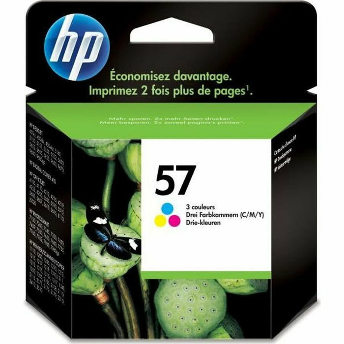 HP Cartouche d'encre originale 57 Tricolore C6657AE HP Cartouche d'encre originale 57 Tricolore C6657AE