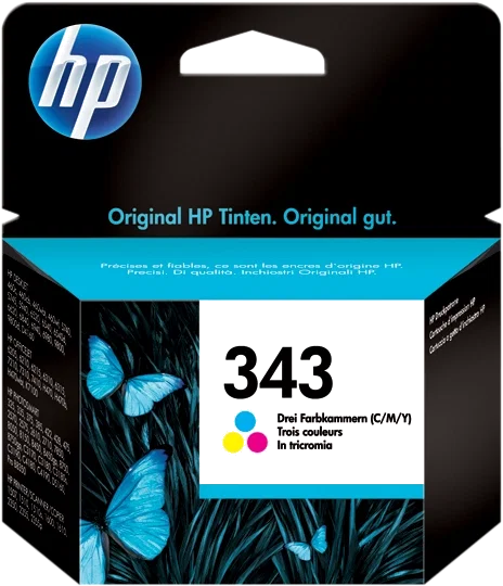 HP C8766EE Cartouche d'encre couleur HP 343 (toutes couleurs) pour impressions professionnelles