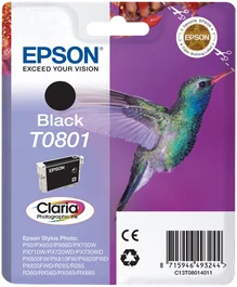 Epson T0801 C13T08014011 Cartouche d'encre noir, 330 pages