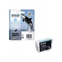 Epson Cartouche d'encre T7605 Cyan clair (C13T76054010) - Grande capacité 25.9ml - Encre Ultra Chrome HD - Pour imprimante Surecolor SC-P600