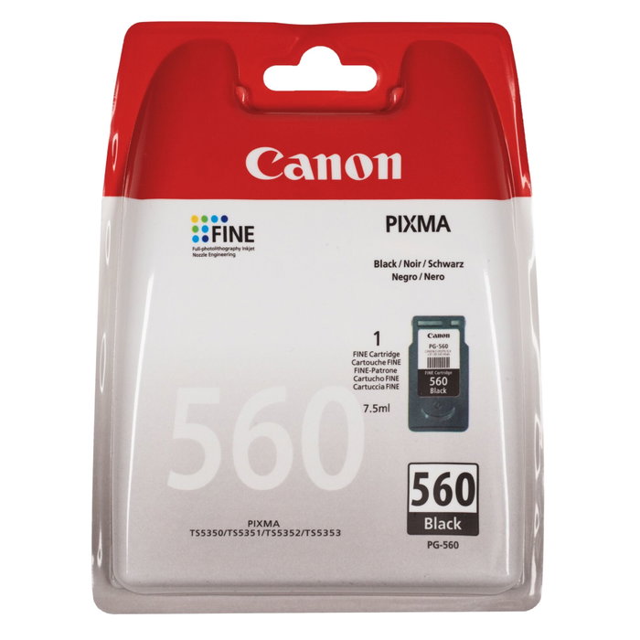 Canon Cartouche d'encre PG-560 Noir Canon Cartouche d'encre PG-560 Noir