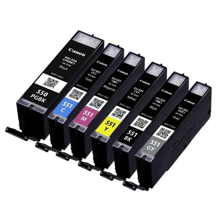 Canon Multipack d'encre PGI-550 et CLI-551 (6496B005) - 6 Cartouches