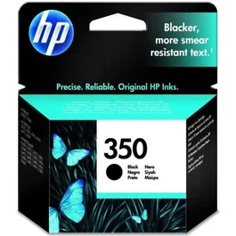 HP Cartouche d'encre noire authentique CB335EE pour imprimantes HP Photosmart C4380, C4472, C4580, C5280, OfficeJet J5730, J5780, J6410, J6424, modèle 350