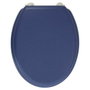 Gelco Abattant WC Dolce Bleu marine en bois moulé
