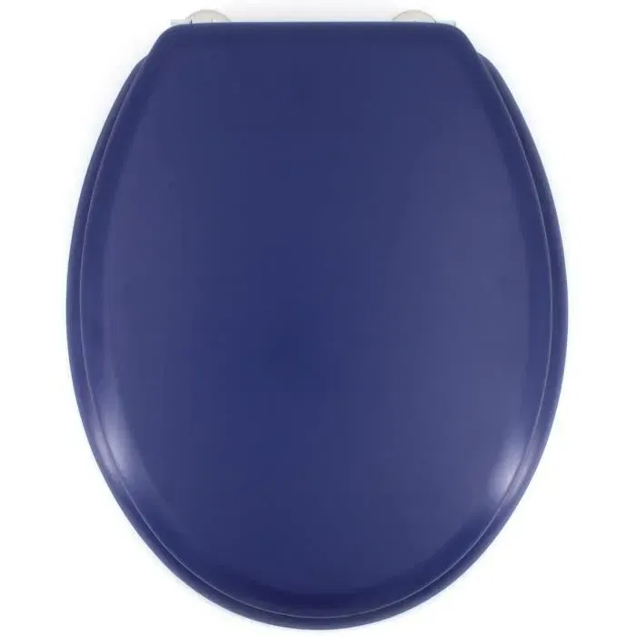 Gelco Abattant WC Dolce Bleu marine - Bois moulé - Charnières inox - GELCO DESIGN