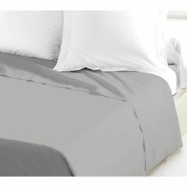 Lovely Home Drap Plat Gris Clair 180 x 290 cm
