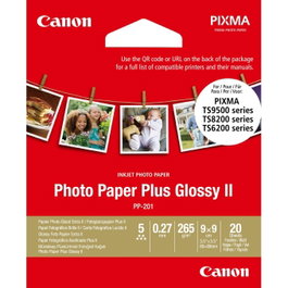Canon Papier Photo PP-201 2311B070 9x9 cm 20 Feuilles