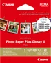 Canon Papier Photo Glacé Plus Glossy II 9 x 9 cm, 20 feuilles