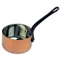 Baumalu Casserole en cuivre massif 12 cm, intérieur étamé, manche en fonte - Excellente conduction de la chaleur pour la cuisine