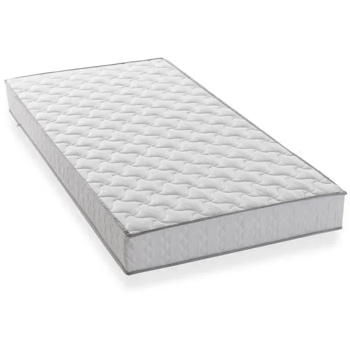 Deko Dream Matelas Kiva 90 x 200 cm - Mousse polyuréthane 16 cm d'épaisseur, confort ferme, densité 30 kg/m3, 5 zones de confort, coutil microfibre