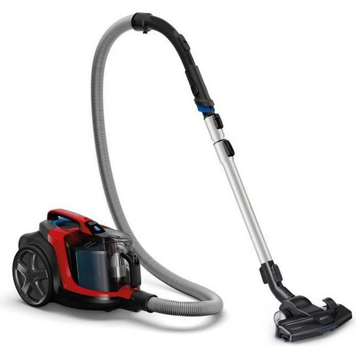 Philips FC9729/09 Série 7000 PowerPro Expert - Aspirateur sans sac Rouge et Noir
