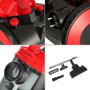 Oceanic VC10RBAX2 Aspirateur traîneau sans sac Rouge et Noir