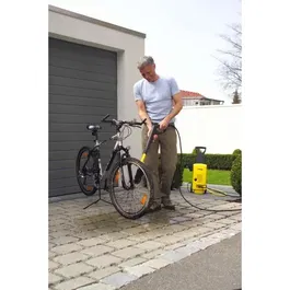 Kärcher Brosse spéciale jantes en nylon pour nettoyeur haute pression série K2 à K7 - Accessoire jaune et noir - 421 x 101 x 80 mm