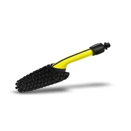 Kärcher Brosse spéciale jantes en nylon pour nettoyeur haute pression série K2 à K7 - Accessoire jaune et noir - 421 x 101 x 80 mm