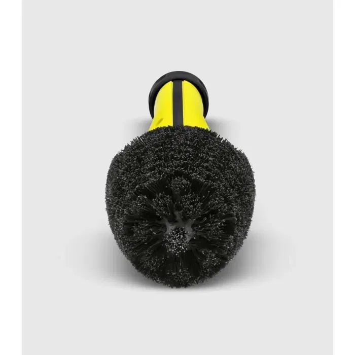 Kärcher Brosse spéciale jantes en nylon pour nettoyeur haute pression série K2 à K7 - Accessoire jaune et noir - 421 x 101 x 80 mm