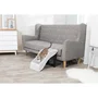 TRIXIE Escalier pour Chien - 34 x 39 x 54 cm - Gris Clair - Pour Canapé ou Lit