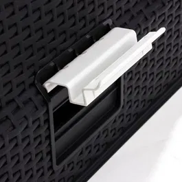 Curver - Bac à litière pour chats avec tiroir, anthracite - 51 x 38.5 x 39.5 cm