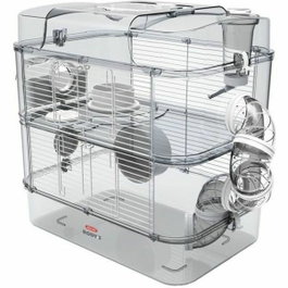 Zolux Rody3 duo Cage sur 2 étages, Blanc