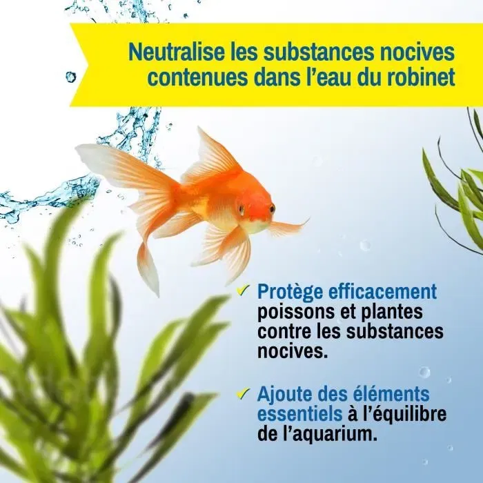 TETRA Aquasafe 500 ml - Conditionneur d'eau pour aquarium, essentiel pour la santé des poissons lors des changements d'eau et du transport