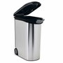 Curver Conteneur à croquettes 54 L Gris aspect métal
