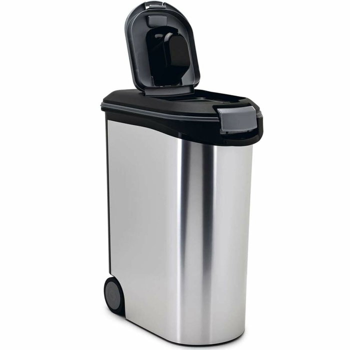 Curver Conteneur à croquettes 54 L Gris aspect métal Curver Conteneur à croquettes 54 L Gris aspect métal