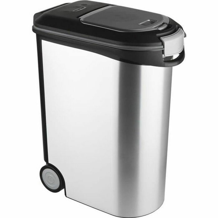 Curver Conteneur à croquettes 54 L Gris aspect métal Curver Conteneur à croquettes 54 L Gris aspect métal