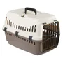Kerbl - Cage de transport pour chien, modèle Expedition, PVC - Dimensions 48 x 32 x 32 cm, couleur crème et taupe - Sécurisée pour voiture